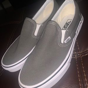 Mens Vans Gray Slip-on - Size 9